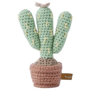 NEW Dog‎ Toy Koolaburra by Ugg Crochet Cactus Pet Uggs Chew Oeko Tex Squeak